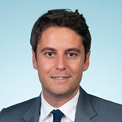 Portrait de Gabriel Attal