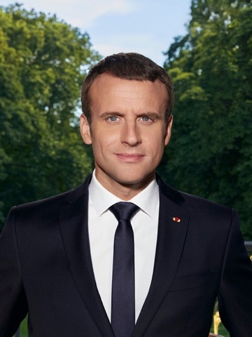 Portrait de Emmanuel Macron